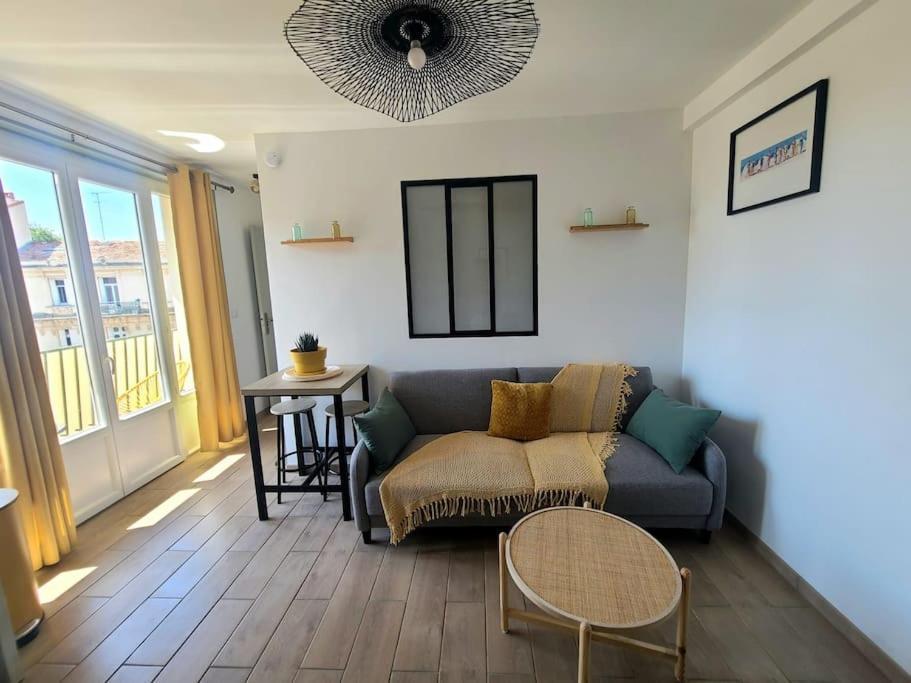 Appartement Havre Lumineux Avec Climatisation Et Terrasse à Montpellier Extérieur photo